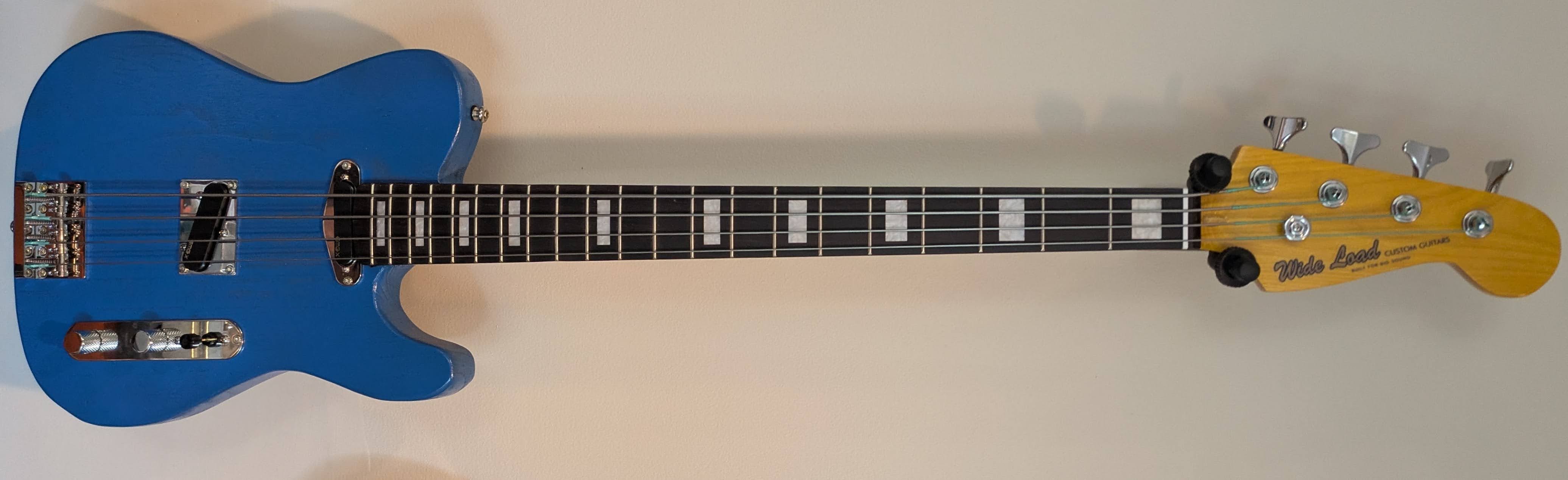 Blue Telebastard Bass